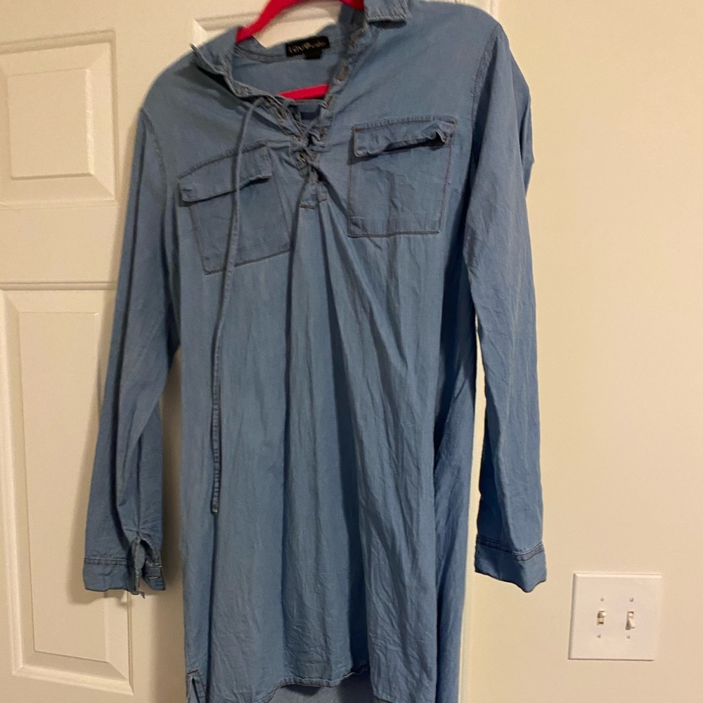 Denim dress